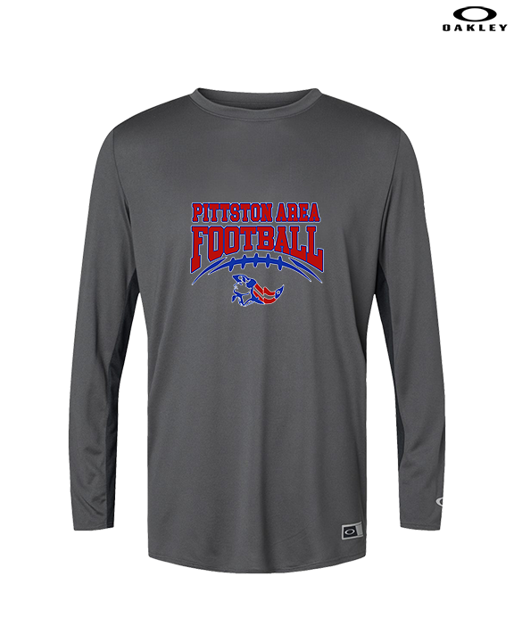 Pittston Area HS Football School Football - Mens Oakley Longsleeve