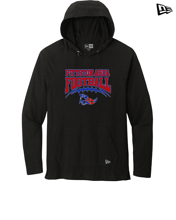 Pittston Area HS Football School Football - New Era Tri-Blend Hoodie