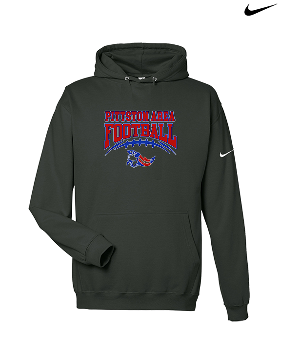 Pittston Area HS Football School Football - Nike Club Fleece Hoodie