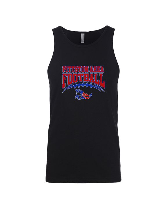 Pittston Area HS Football School Football - Tank Top