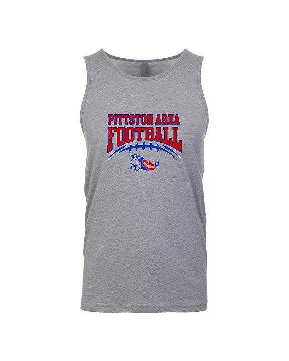 Pittston Area HS Football School Football - Tank Top