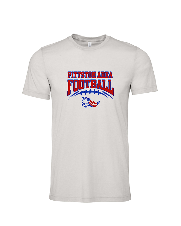 Pittston Area HS Football School Football - Tri-Blend Shirt