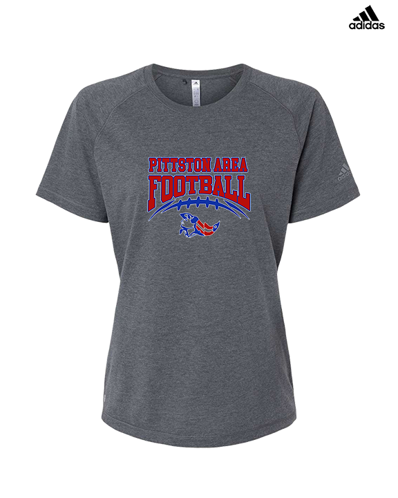 Pittston Area HS Football School Football - Womens Adidas Performance Shirt