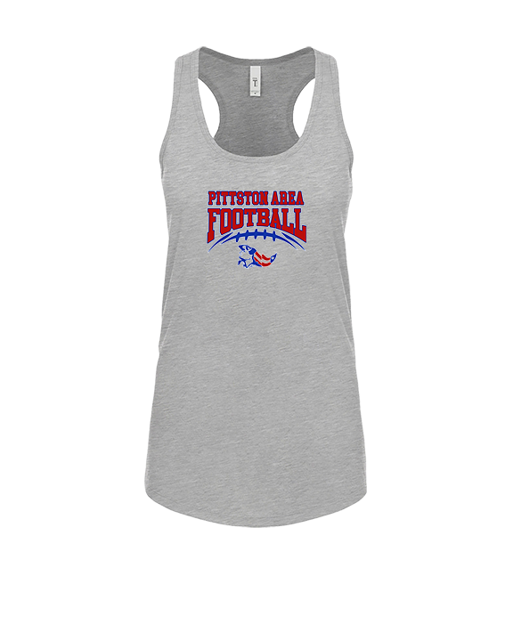 Pittston Area HS Football School Football - Womens Tank Top