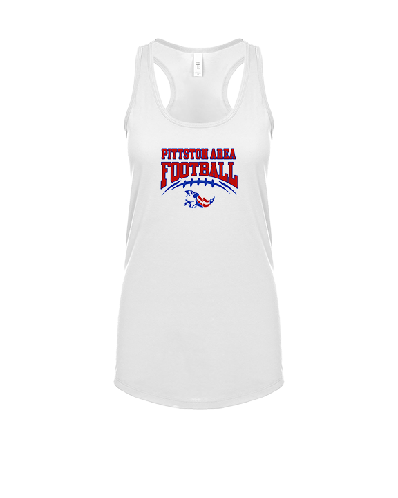 Pittston Area HS Football School Football - Womens Tank Top