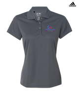 Pittston Area HS Football Stacked - Adidas Womens Polo