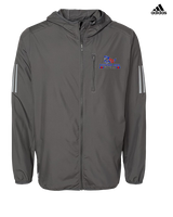 Pittston Area HS Football Stacked - Mens Adidas Full Zip Jacket