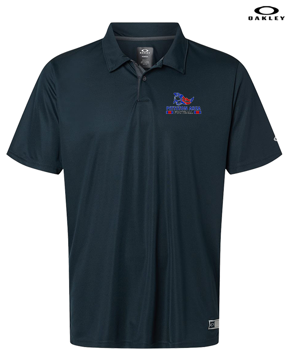 Pittston Area HS Football Stacked - Mens Oakley Polo