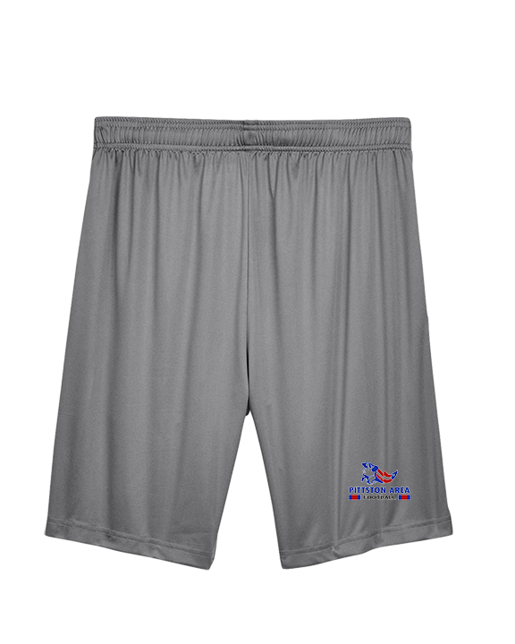 Pittston Area HS Football Stacked - Mens Training Shorts with Pockets