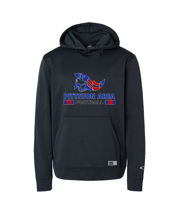 Pittston Area HS Football Stacked - Oakley Performance Hoodie