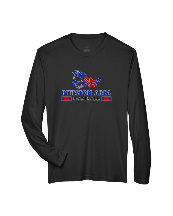 Pittston Area HS Football Stacked - Performance Longsleeve