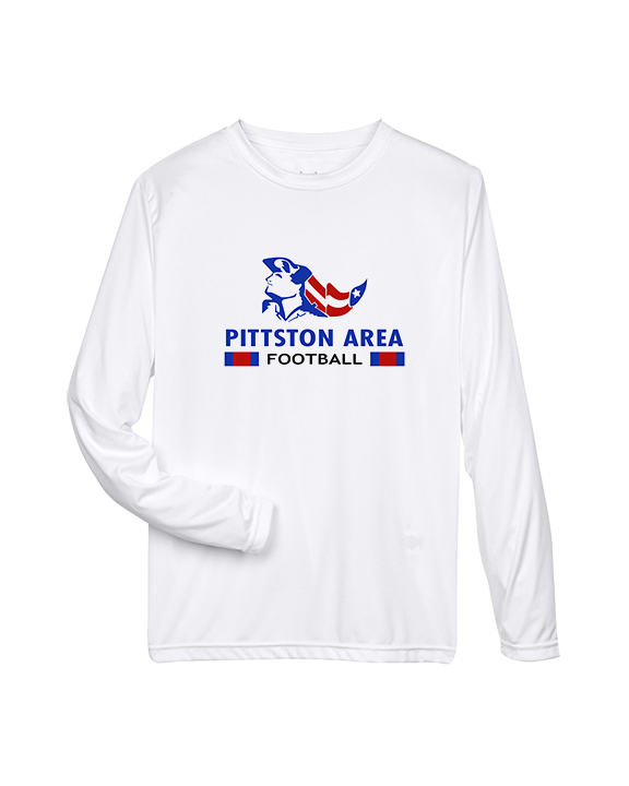 Pittston Area HS Football Stacked - Performance Longsleeve