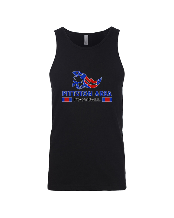 Pittston Area HS Football Stacked - Tank Top