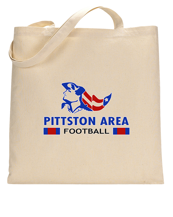 Pittston Area HS Football Stacked - Tote