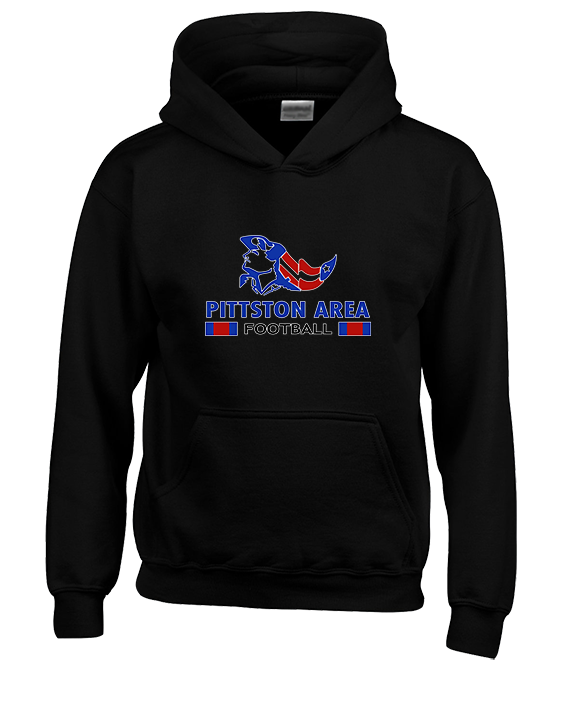 Pittston Area HS Football Stacked - Unisex Hoodie