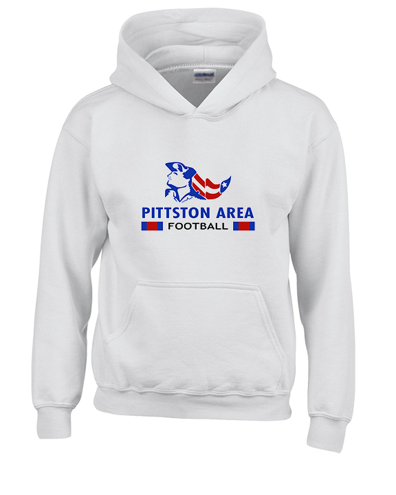 Pittston Area HS Football Stacked - Unisex Hoodie