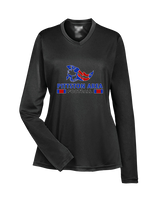 Pittston Area HS Football Stacked - Womens Performance Longsleeve