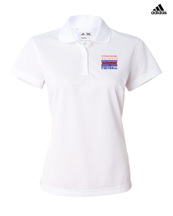 Pittston Area HS Football Stamp - Adidas Womens Polo