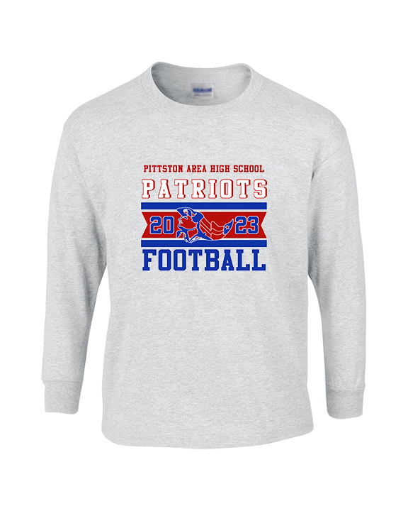 Pittston Area HS Football Stamp - Cotton Longsleeve