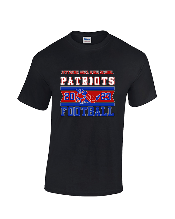 Pittston Area HS Football Stamp - Cotton T-Shirt