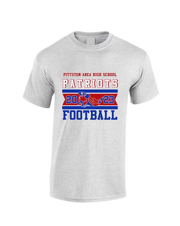 Pittston Area HS Football Stamp - Cotton T-Shirt