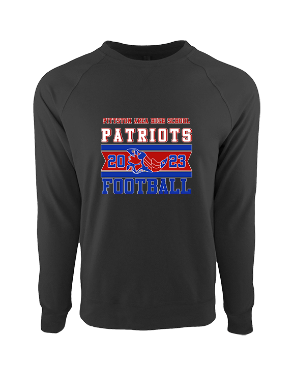 Pittston Area HS Football Stamp - Crewneck Sweatshirt