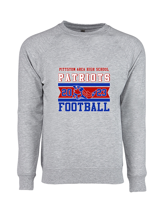 Pittston Area HS Football Stamp - Crewneck Sweatshirt