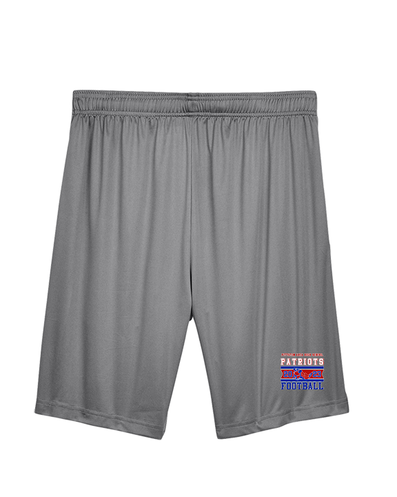 Pittston Area HS Football Stamp - Mens Training Shorts with Pockets