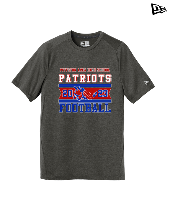 Pittston Area HS Football Stamp - New Era Performance Shirt