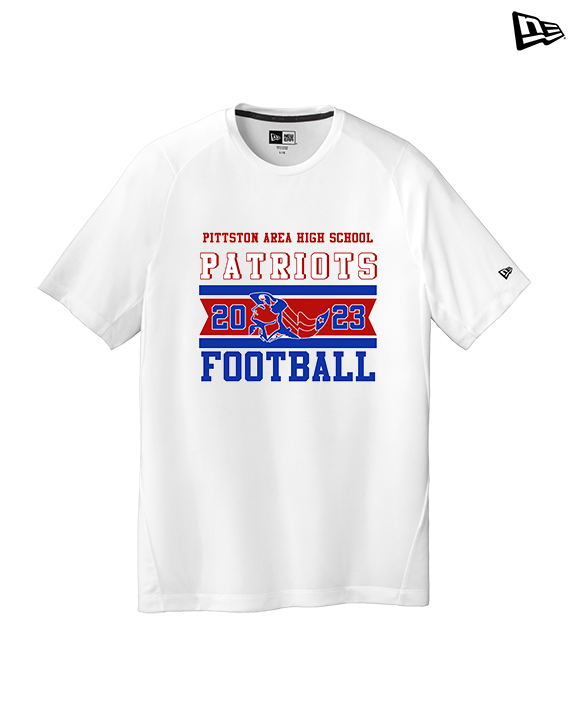 Pittston Area HS Football Stamp - New Era Performance Shirt