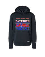 Pittston Area HS Football Stamp - Oakley Performance Hoodie