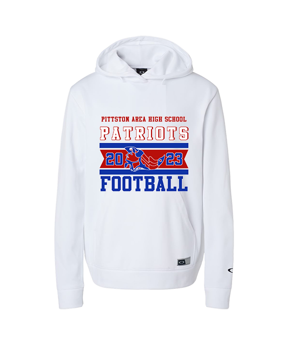 Pittston Area HS Football Stamp - Oakley Performance Hoodie