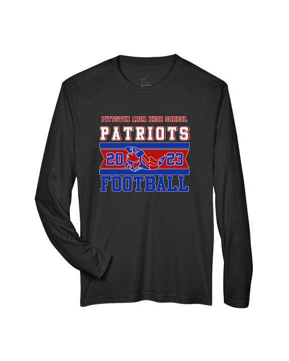 Pittston Area HS Football Stamp - Performance Longsleeve