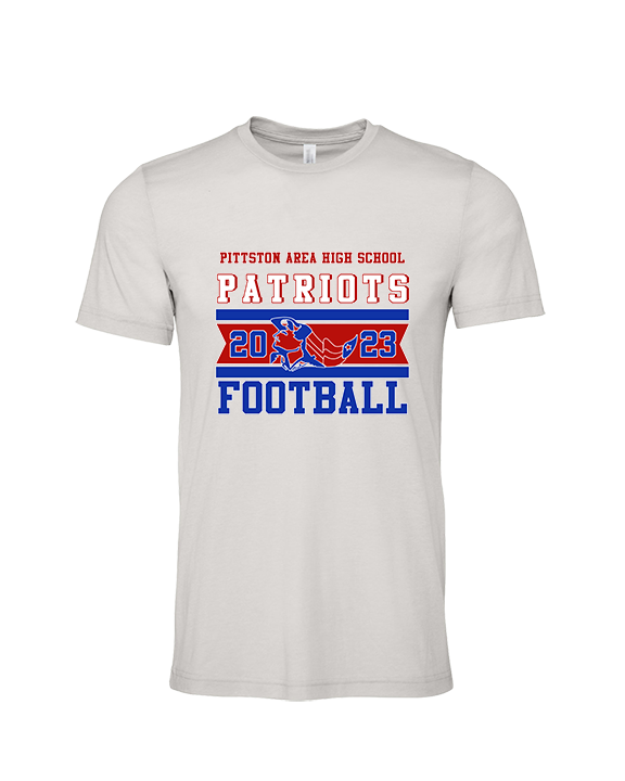 Pittston Area HS Football Stamp - Tri-Blend Shirt