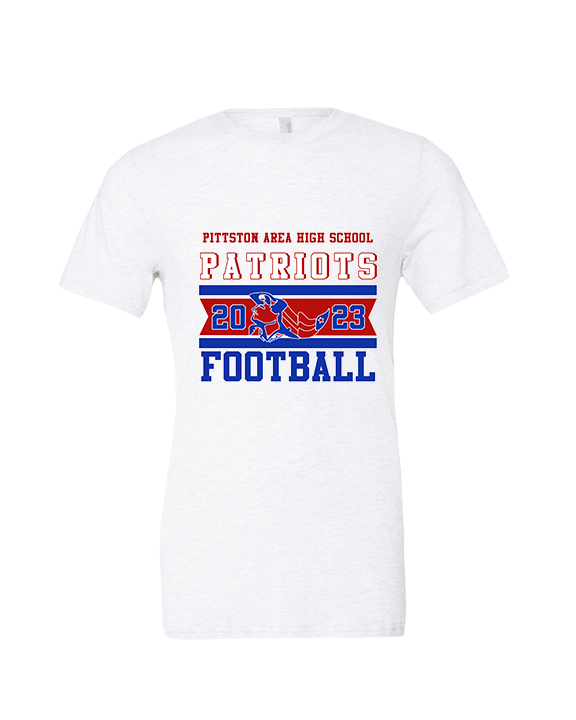 Pittston Area HS Football Stamp - Tri-Blend Shirt