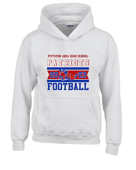 Pittston Area HS Football Stamp - Unisex Hoodie