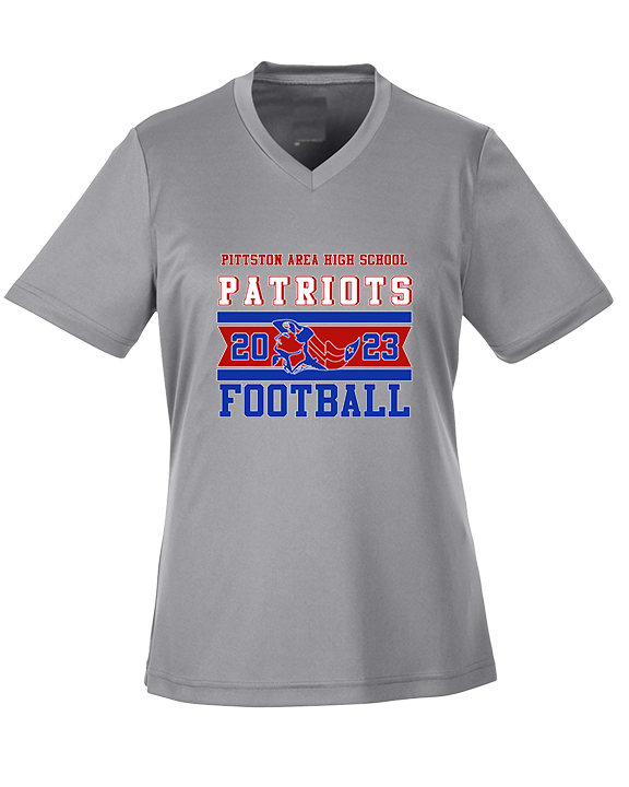 Pittston Area HS Football Stamp - Womens Performance Shirt