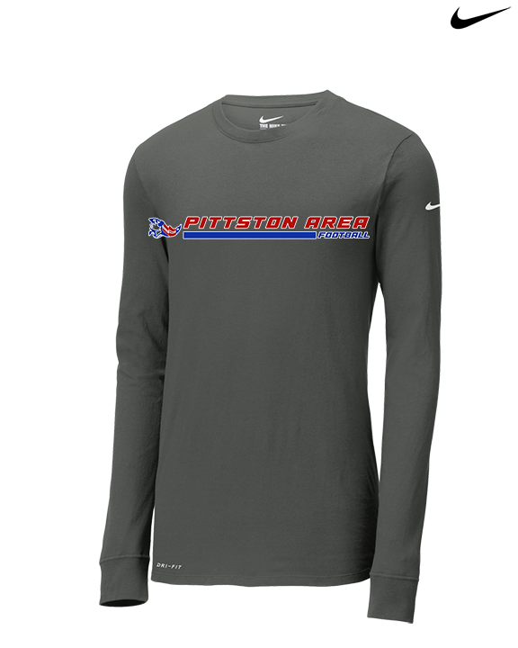 Pittston Area HS Football Switch - Mens Nike Longsleeve