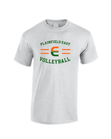 Plainfield East HS Boys Volleyball Curve - Cotton T-Shirt