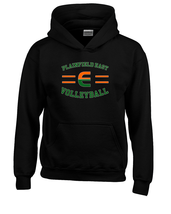Plainfield East HS Boys Volleyball Curve - Unisex Hoodie