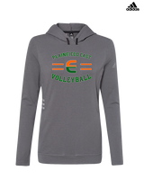 Plainfield East HS Boys Volleyball Curve - Womens Adidas Hoodie