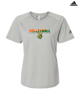 Plainfield East HS Boys Volleyball Cut - Womens Adidas Performance Shirt