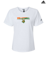 Plainfield East HS Boys Volleyball Cut - Womens Adidas Performance Shirt