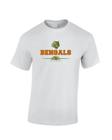 Plainfield East HS Boys Volleyball Half Vball - Cotton T-Shirt