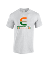 Plainfield East HS Boys Volleyball Stacked - Cotton T-Shirt