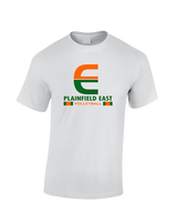 Plainfield East HS Boys Volleyball Stacked - Cotton T-Shirt