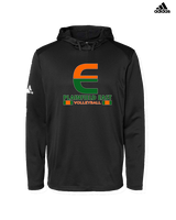 Plainfield East HS Boys Volleyball Stacked - Mens Adidas Hoodie