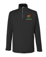 Plainfield East HS Boys Volleyball Stacked - Mens Quarter Zip