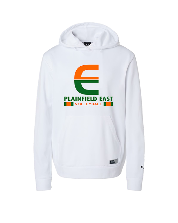 Plainfield East HS Boys Volleyball Stacked - Oakley Performance Hoodie