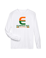 Plainfield East HS Boys Volleyball Stacked - Performance Longsleeve